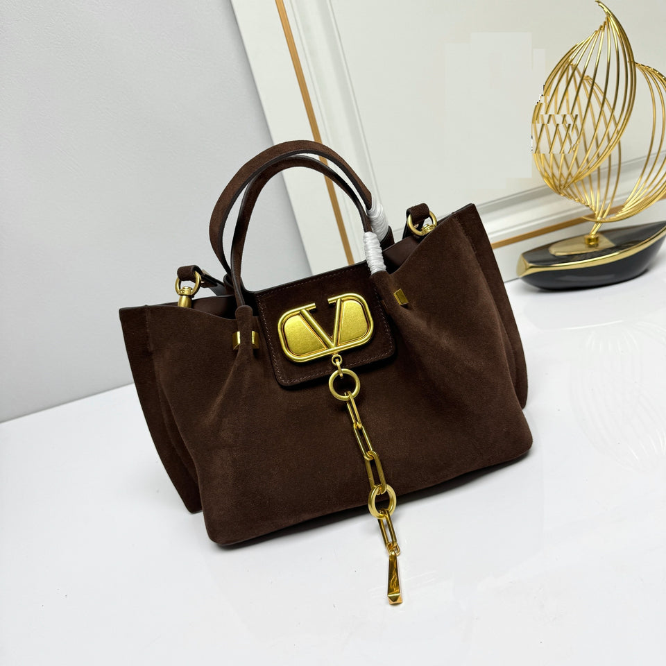 Luxury Suede Leather Bag