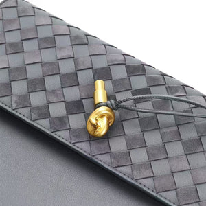 Woven Suede Clutch bag