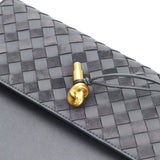 Woven Suede Clutch bag
