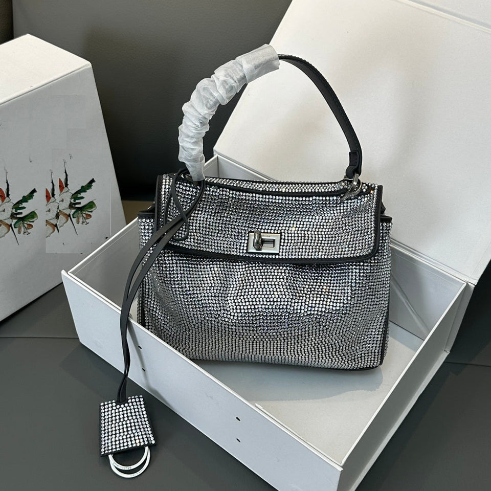 Crystal Leather Bag