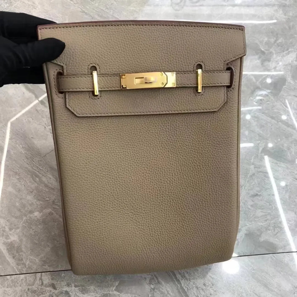 H - A Dos Bag - Calfskin Leather
