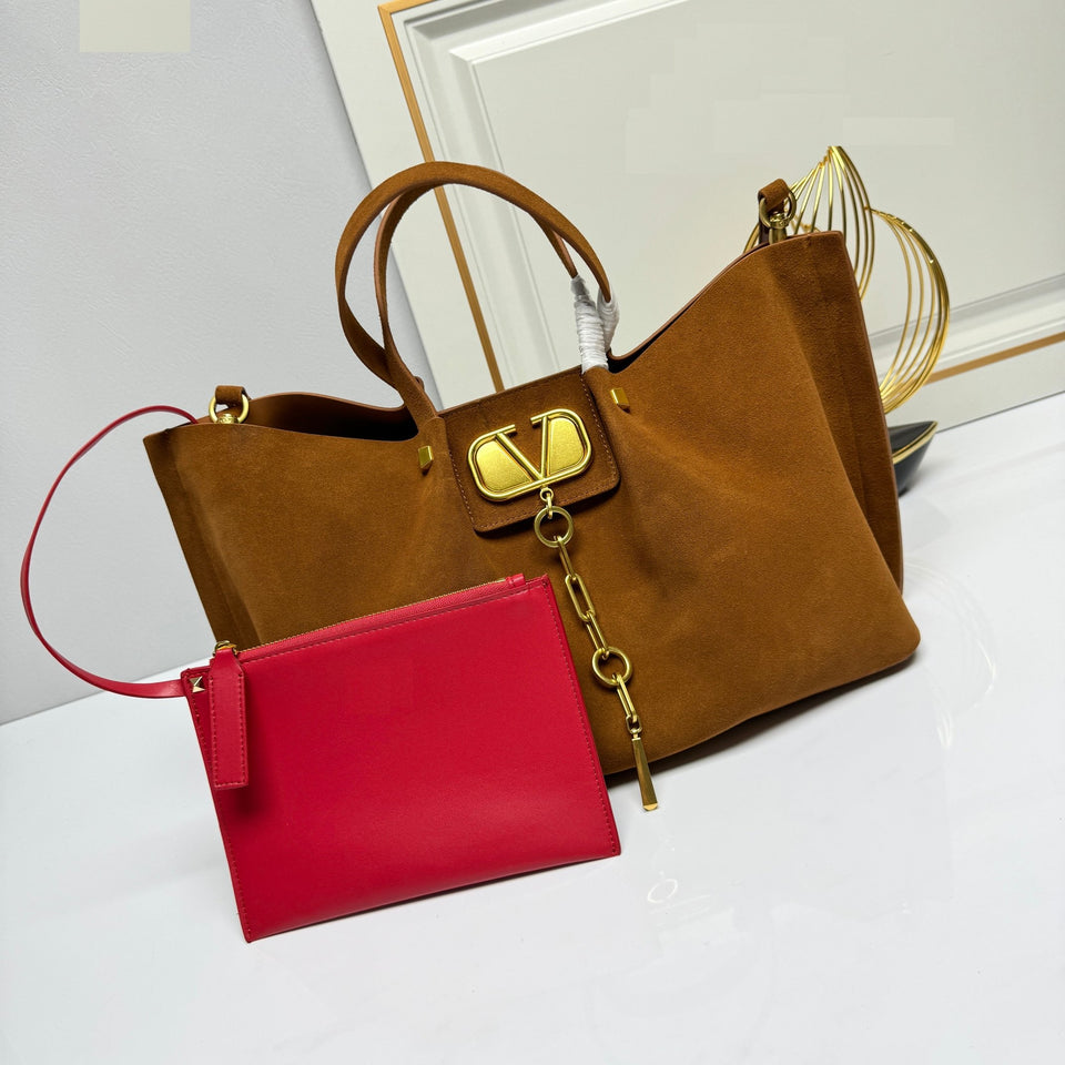 Luxury Suede Leather Bag