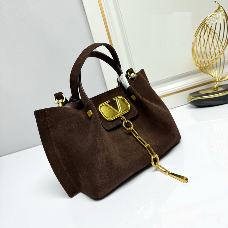 Luxury Suede Leather Bag