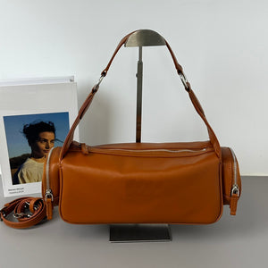 Elegant Cowhide Leather Shoulder Bag