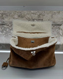 Shearling Luxe Suede Bag
