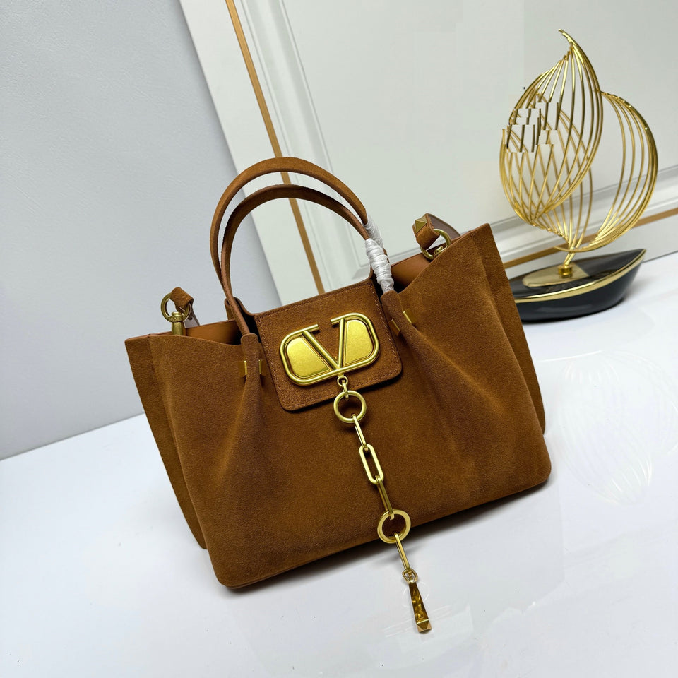 Luxury Suede Leather Bag
