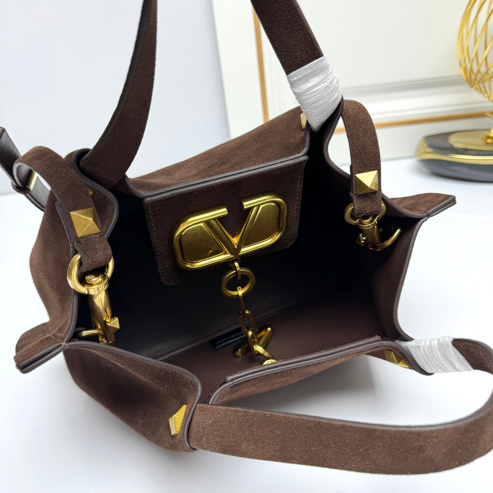 Luxury Suede Leather Bag