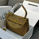 Crystal Leather Bag