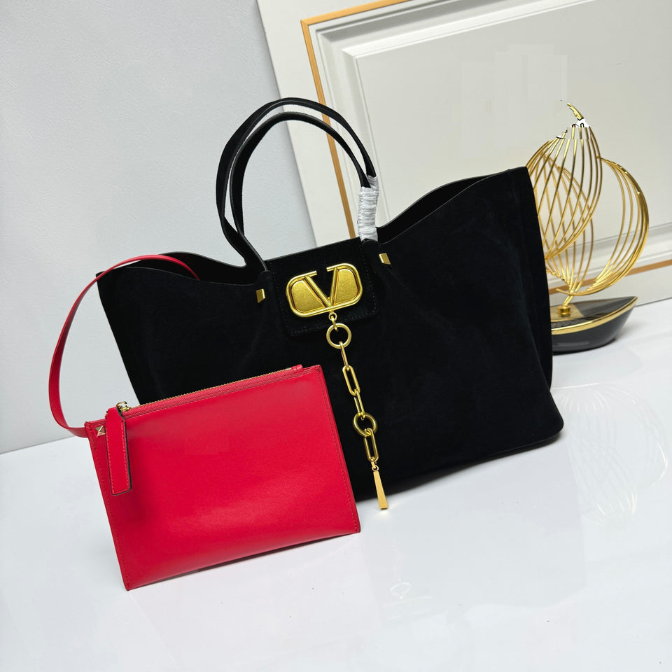 Luxury Suede Leather Bag