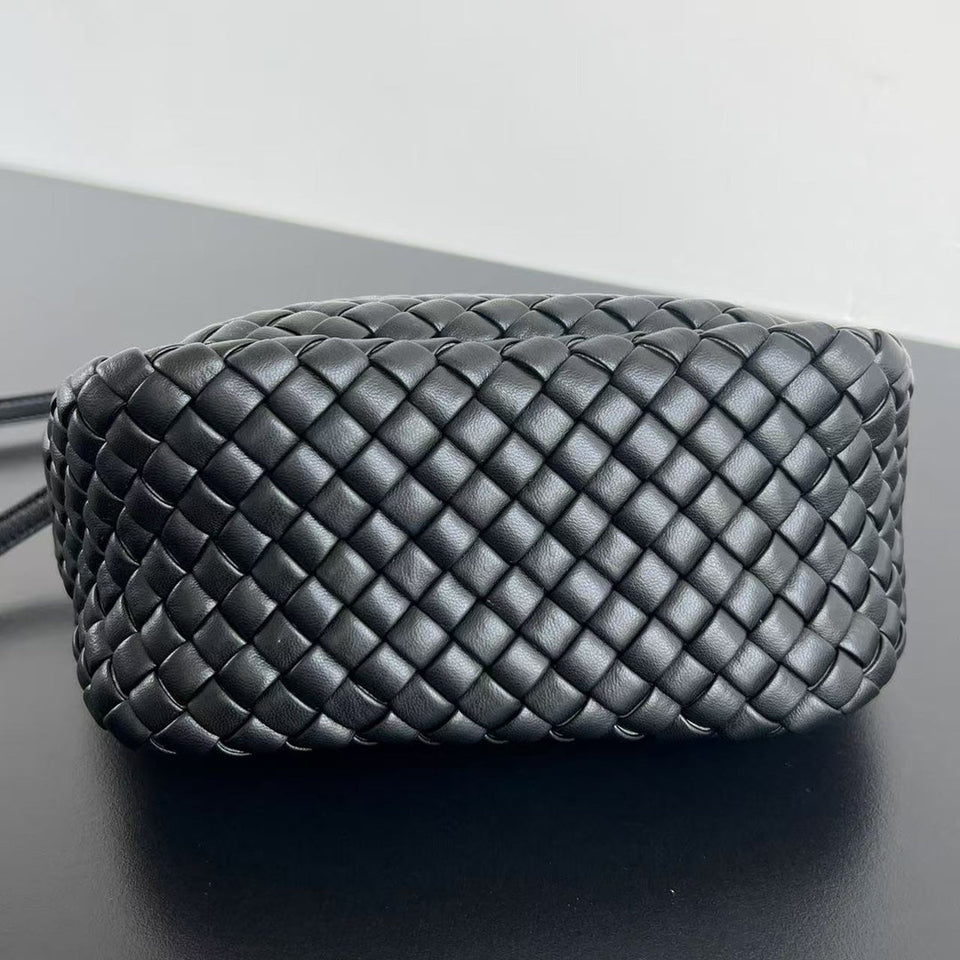 Woven Leather Mini Bag