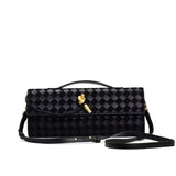 Woven Suede Clutch bag