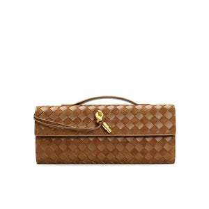 Woven Suede Clutch bag