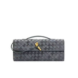 Woven Suede Clutch bag