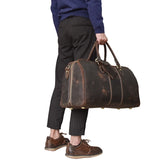 Vintage Luxe Leather Duffel