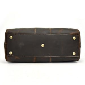 Vintage Luxe Leather Duffel