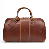 Vintage Luxe Leather Duffel