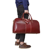 Vintage Luxe Leather Duffel