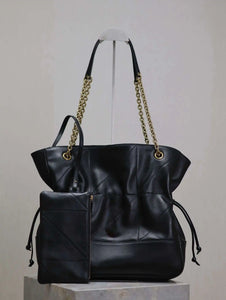 Chain-Link Quilted Tote