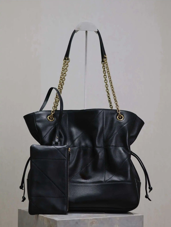 Chain-Link Quilted Tote