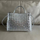 Lambskin leather Tote bag