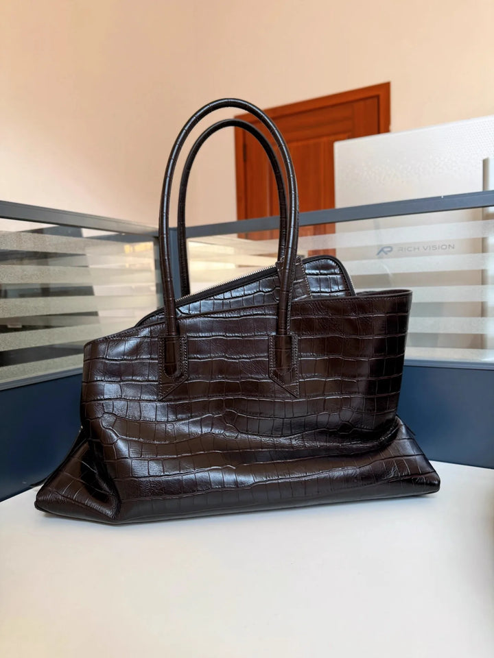 Crocodile Luxe Leather Tote™