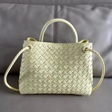Lambskin leather Tote bag
