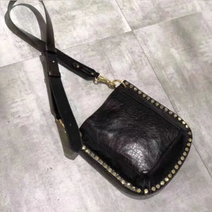 Noir Edge Leather Bag