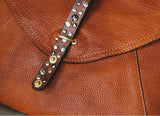 Studded Leather Envelope Crossbody