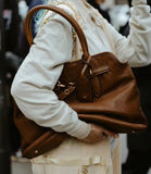 Leather Tote Bag - Nappa Leather