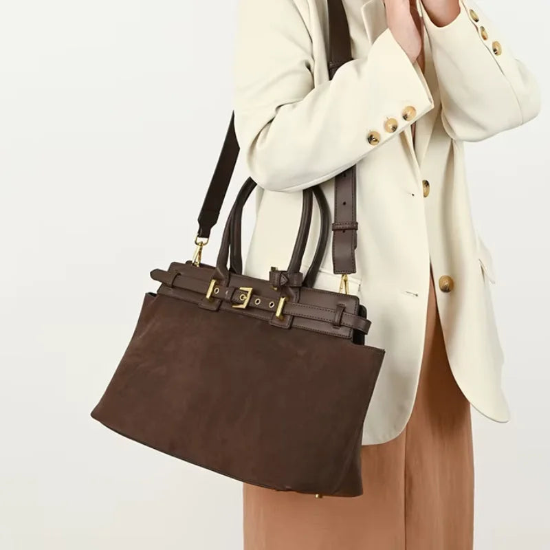Conti Belt Bag - Suede Calfskin