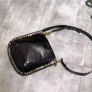 Noir Edge Leather Bag