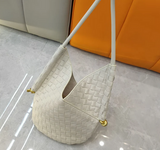 Leather Woven Clutch