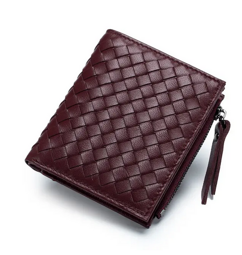 Leather Weave Wallet