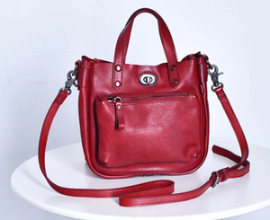 Genuine Leather Mini Shoulder Bag