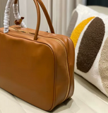 Classic Luxe Leather Satchel