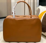 Classic Luxe Leather Satchel