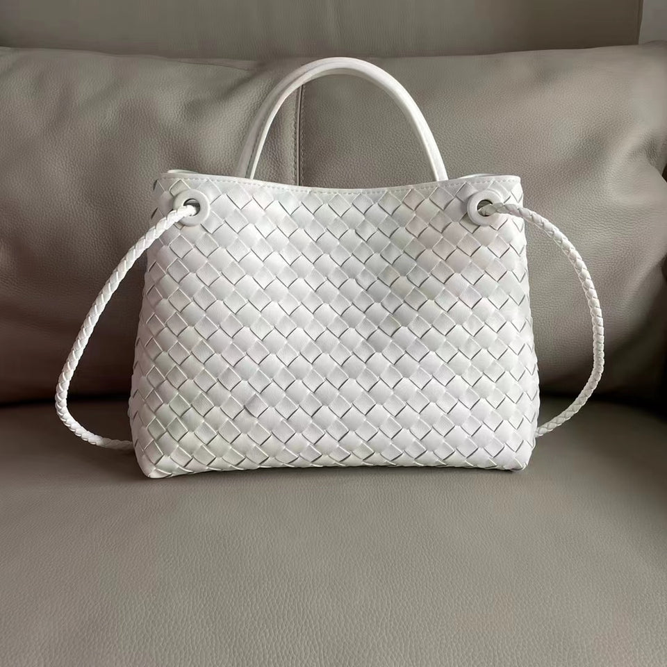 Lambskin leather Tote bag