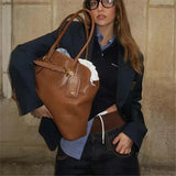 Leather Tote Bag - Nappa Leather