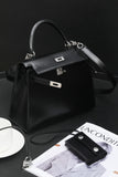 Classic Black Structured Handbag