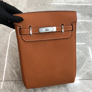 H - A Dos Bag - Calfskin Leather