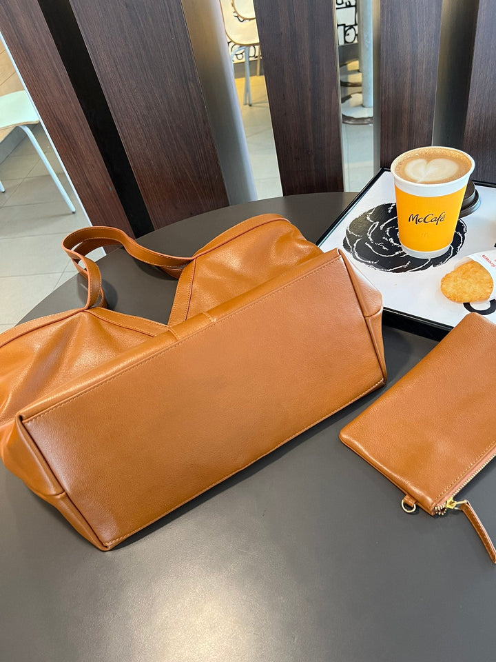 Classic Leather Tote Bag