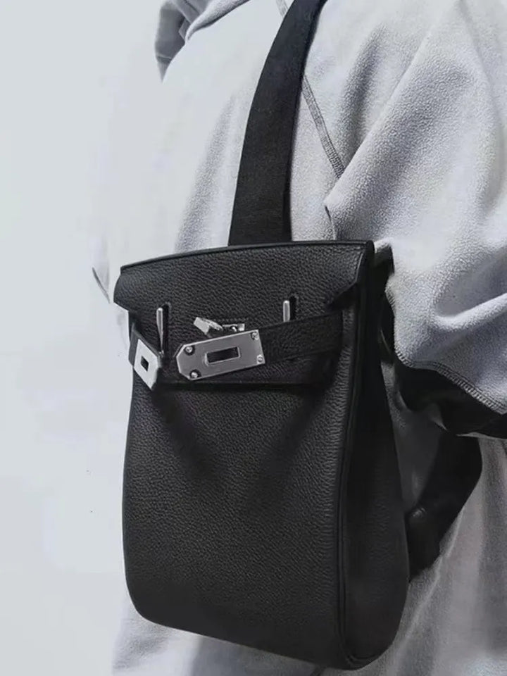 H - A Dos Bag - Calfskin Leather