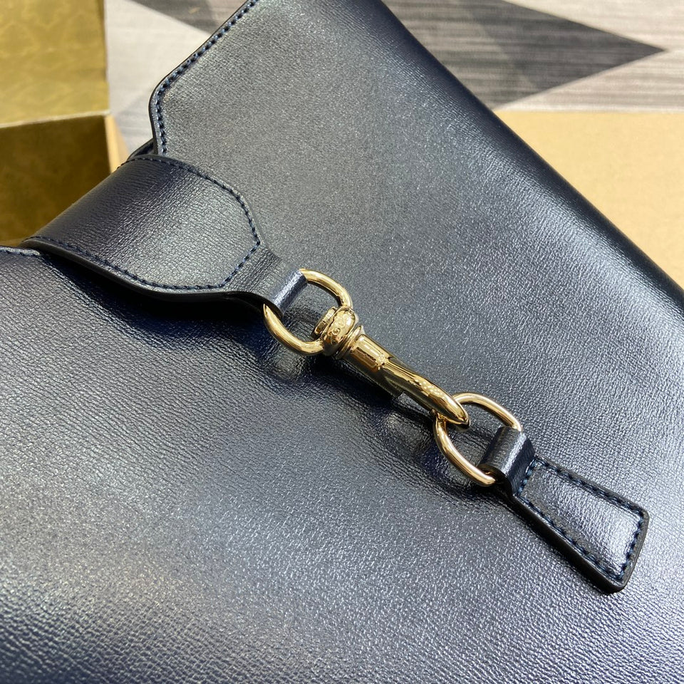 Lucy LEATHER BUCKET SHOULDER BAG
