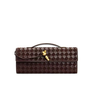 Woven Suede Clutch bag