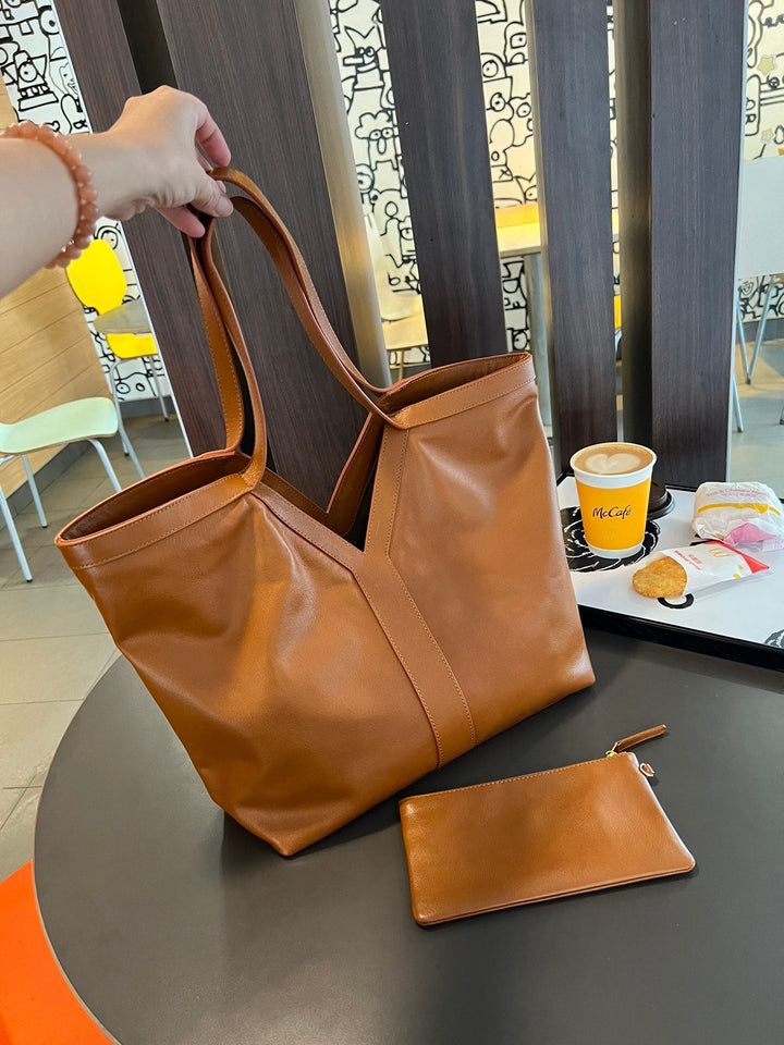 Classic Leather Tote Bag