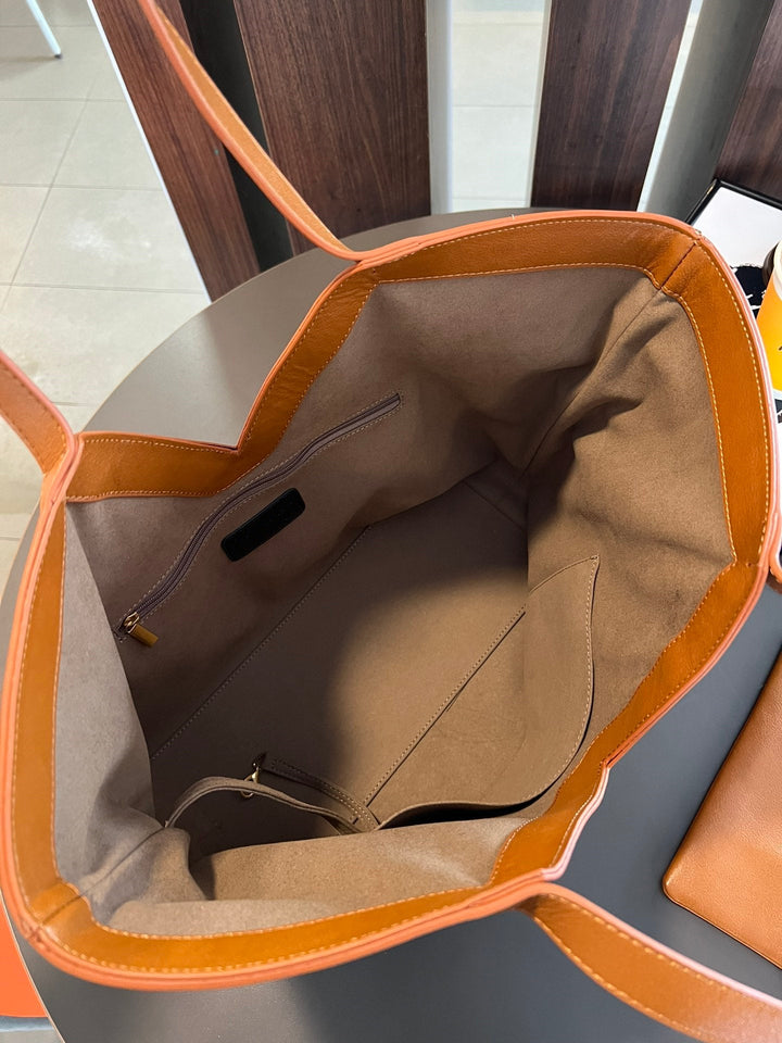 Classic Leather Tote Bag