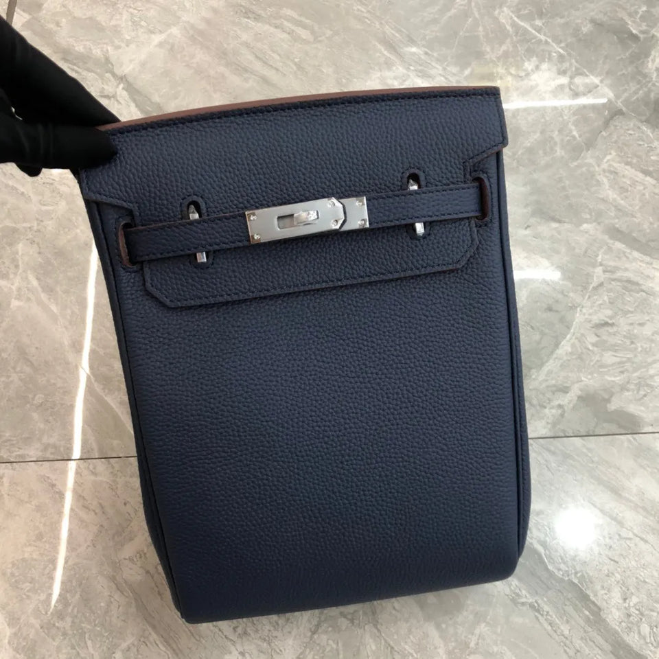 H - A Dos Bag - Calfskin Leather