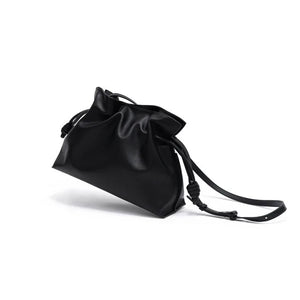 Drawstring Pouch - Calfskin Leather
