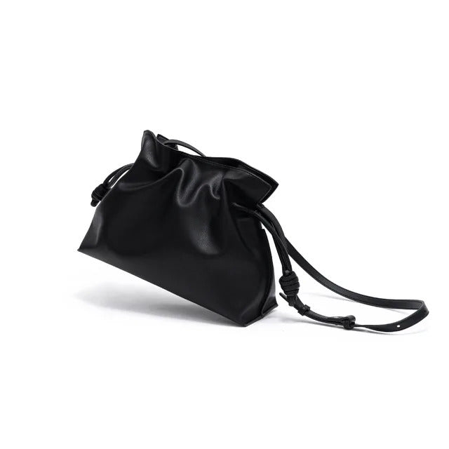 Drawstring Pouch - Calfskin Leather
