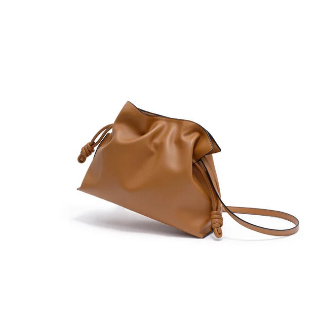 Drawstring Pouch - Calfskin Leather
